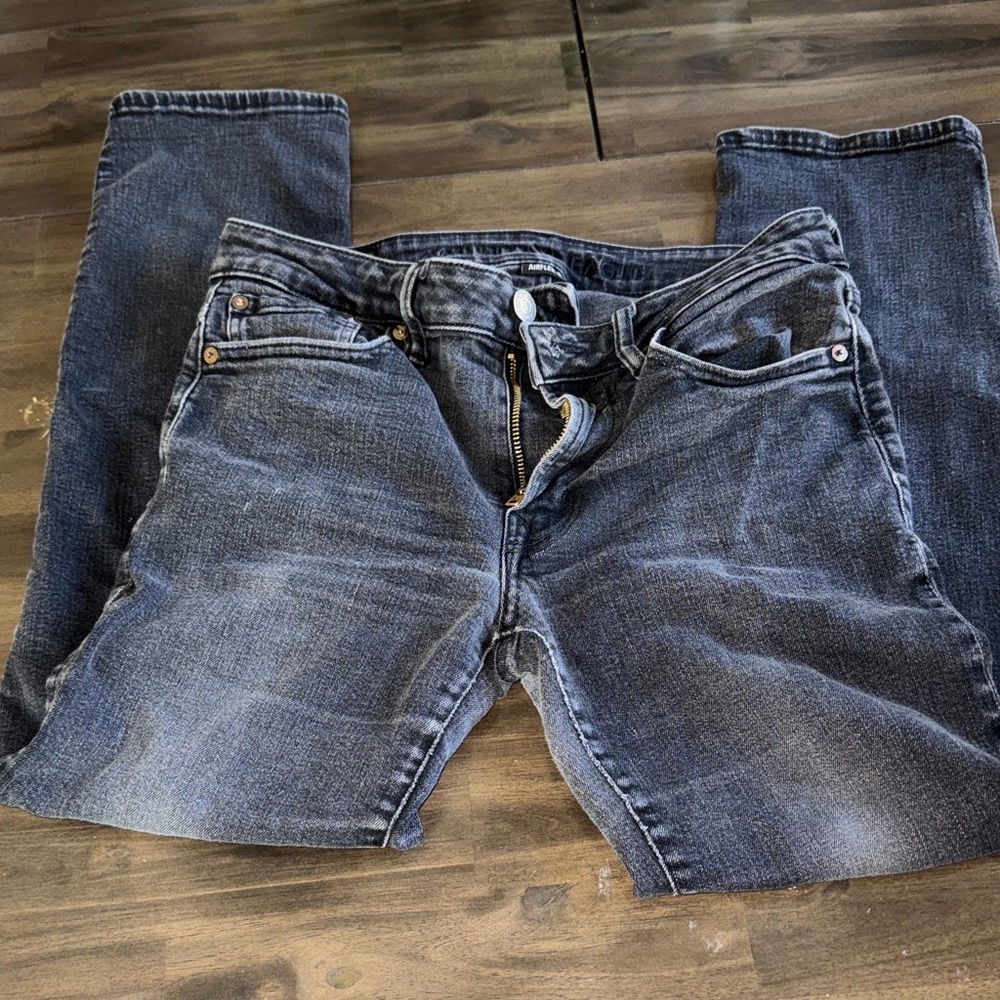 American Eagle Outfitters Dark Wash Straight Leg Jeans